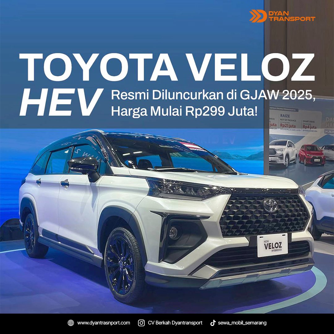 Toyota Veloz Hybrid desain mewah yang digunakan
