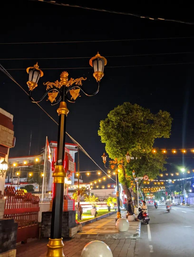 Jalanan di Pasuruan Area Alun Alun sekitar