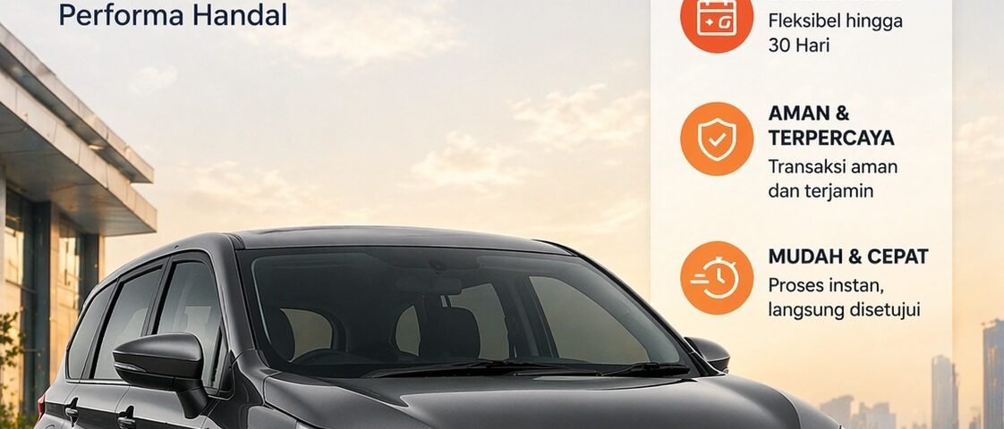Promotional banner for Toyota Avanza New CVT featuring a gray SUV and a right-side panel with payment options (Shopee PayLater, flexible payments).