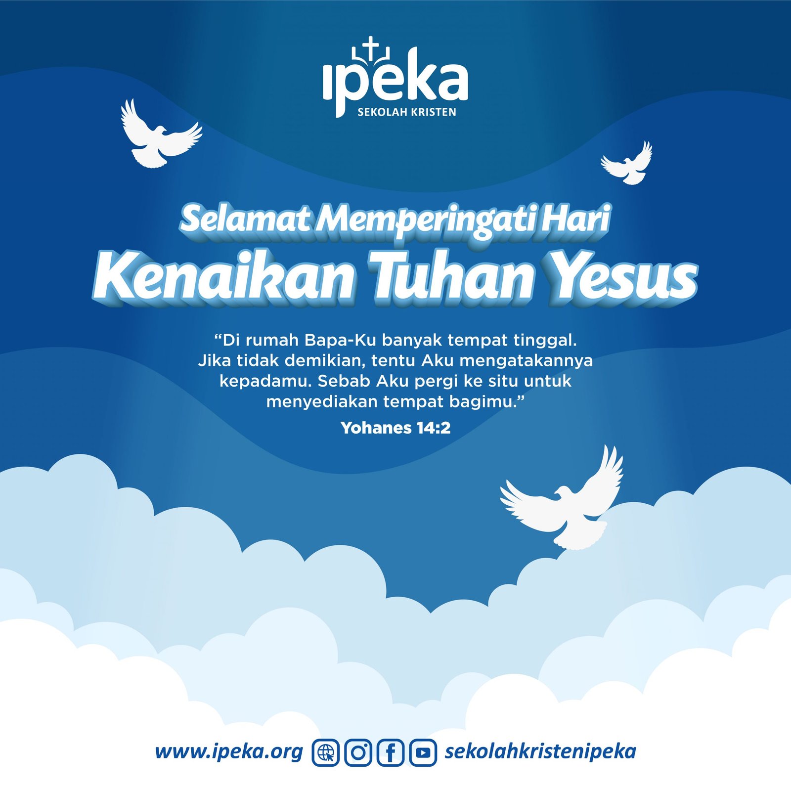 Kenaikan Yesus Kristus bukan sekadar peristiwa sejarah, tetapi memiliki makna spiritual yang sangat dalam bagi umat Kristiani.