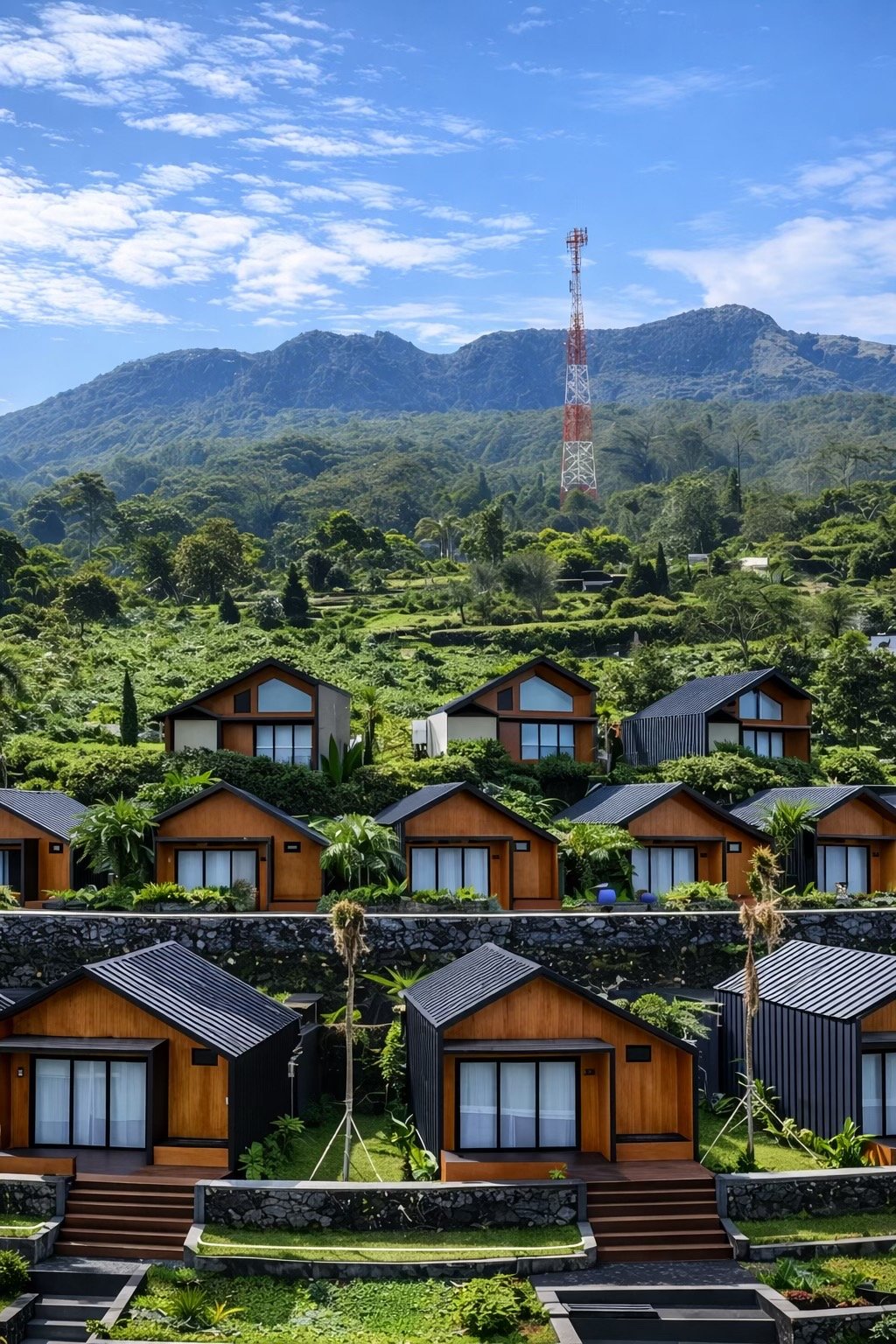 Pondok panorama Villa umbukl sidomukti Villa ini cocok untuk staycation romantis maupun liburan keluarga. Suasananya tenang dengan pemandangan langsung ke pegunungan dan area hijau. Banyak wisatawan memilih tempat ini untuk healing karena lokasinya jauh dari keramaian kota.