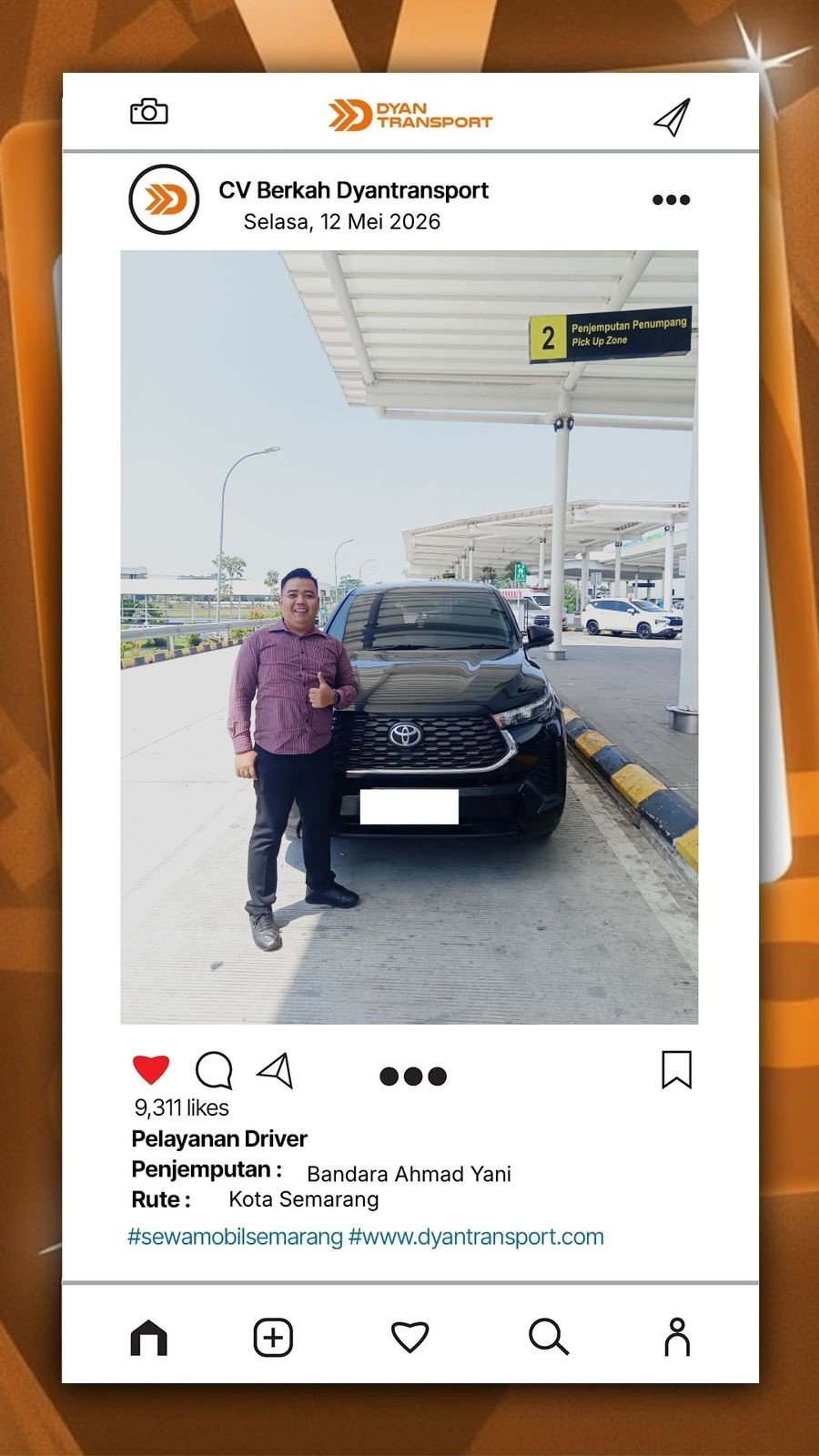 Menggunakan Driver Rental dapat menghemat tenaga, pengguna juga dapat menikmati perjalanan tanpa rasa lelah akibat macet atau kondisi jalan yang padat.
