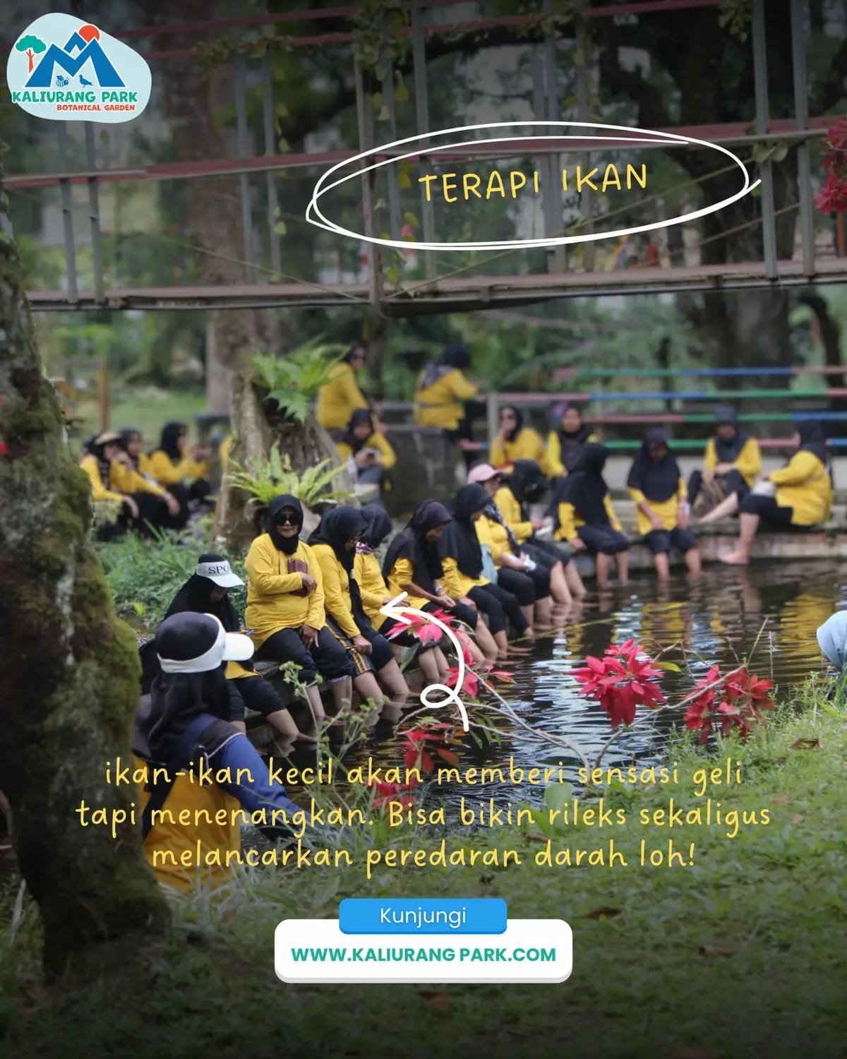 Kaliurang Park terdapat Wahana edukatif outdoor dan Refleksi Kesehatan