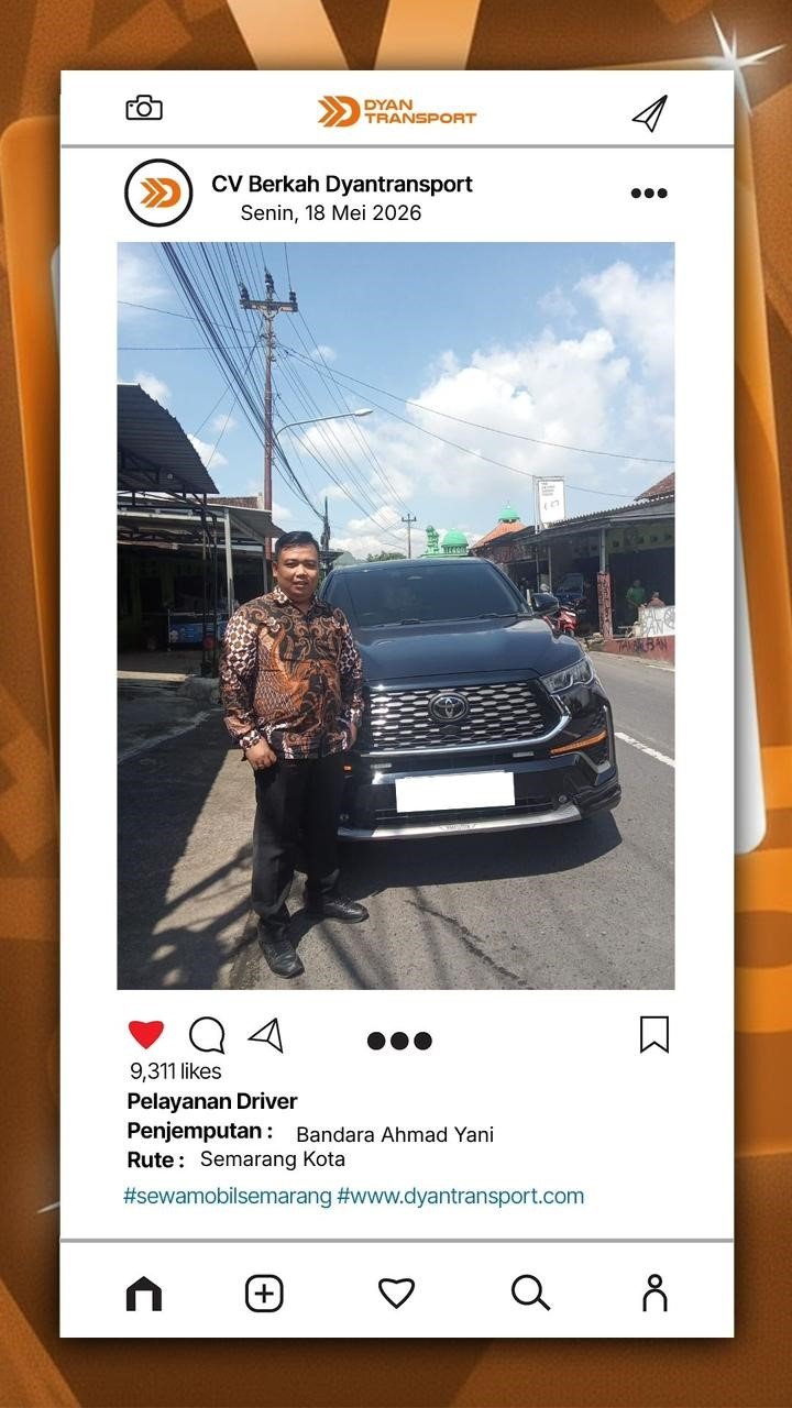 Layanan sewa mobil dengan driver Cocok untuk Semua sesuai Kebutuhan perjalanan