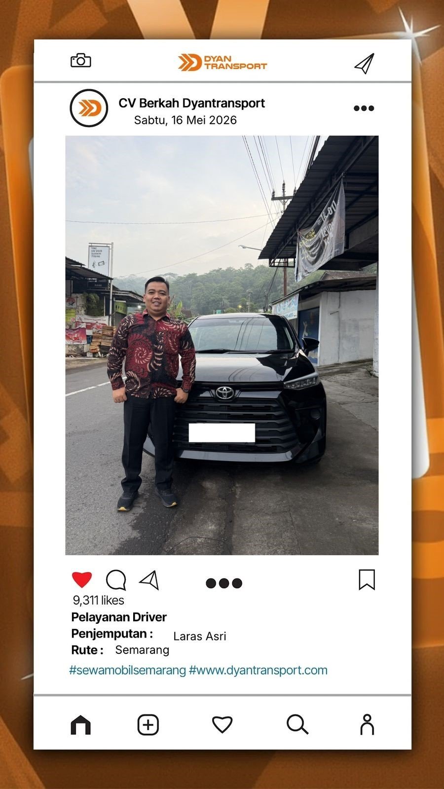 Selain kendaraan yang nyaman, kualitas pelayanan driver juga menjadi faktor penting dalam jasa transportasi. 