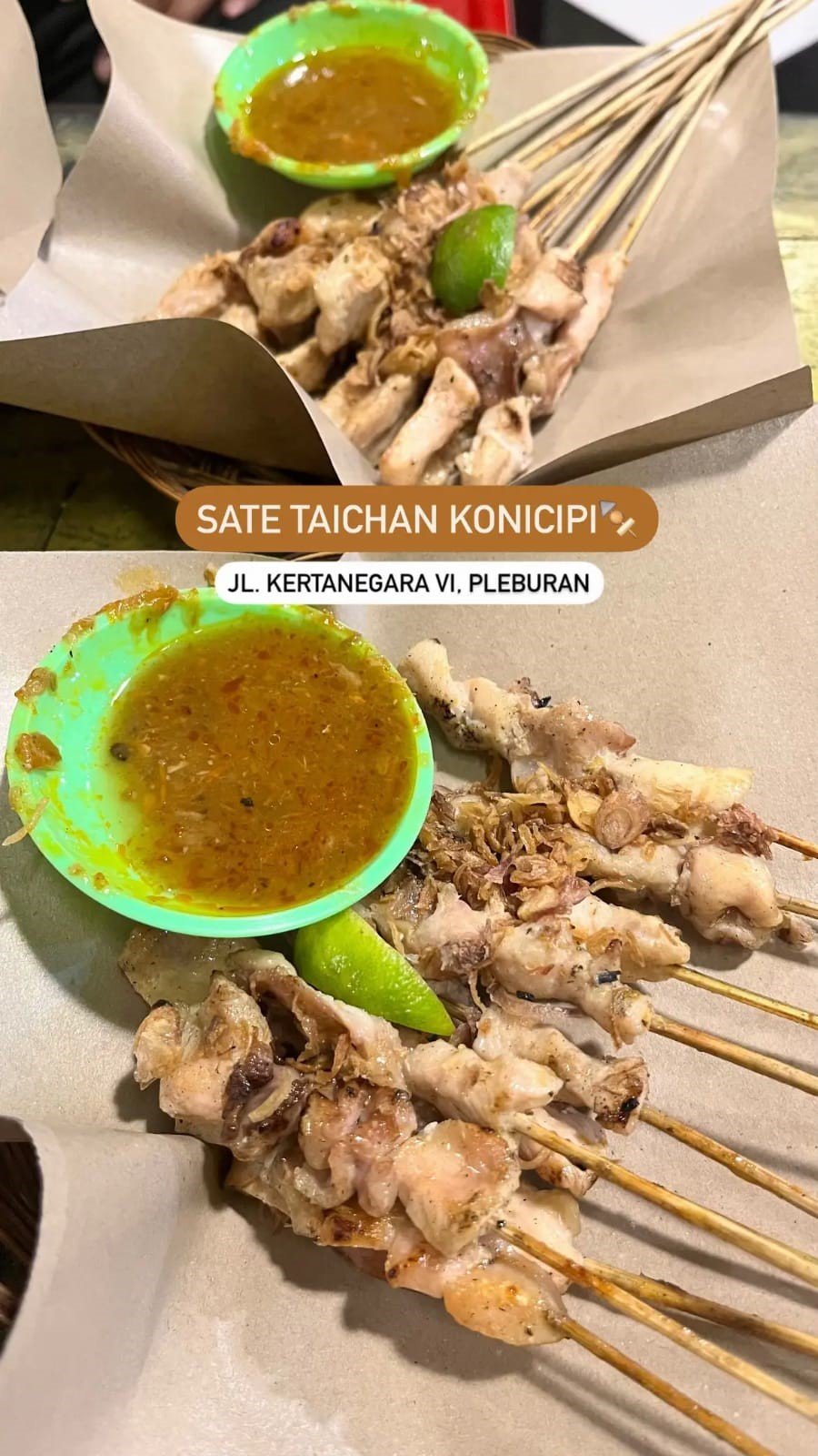 Rekomendasi Kuliner Semarang Sate Taichan 