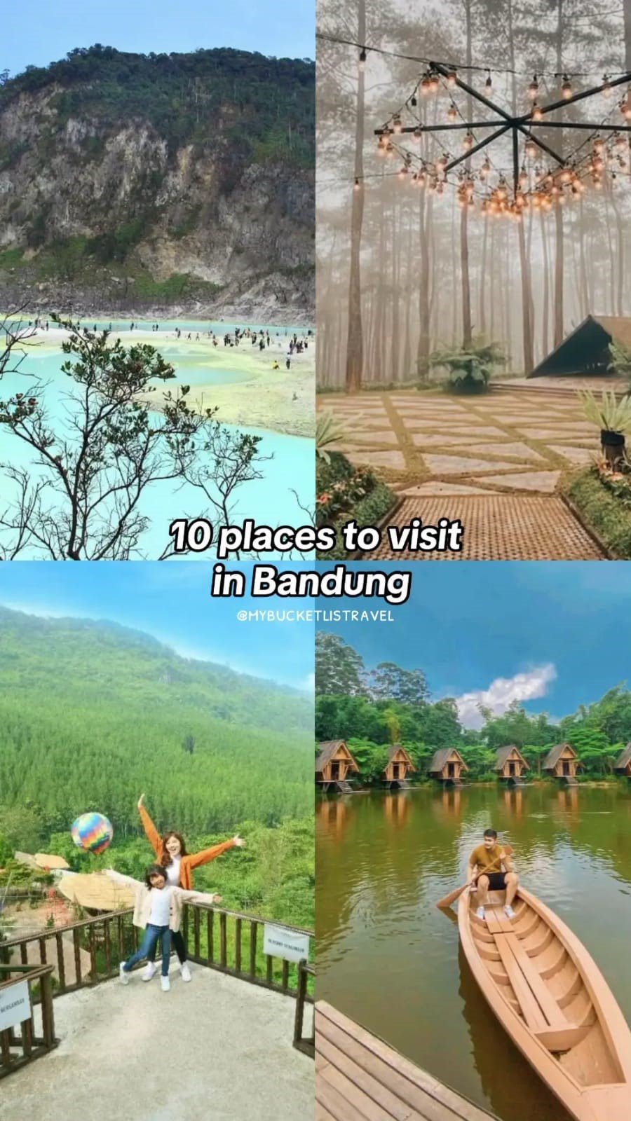 Travel in Bandung is a favorite destination for culinary tourism and cool weather vacations.