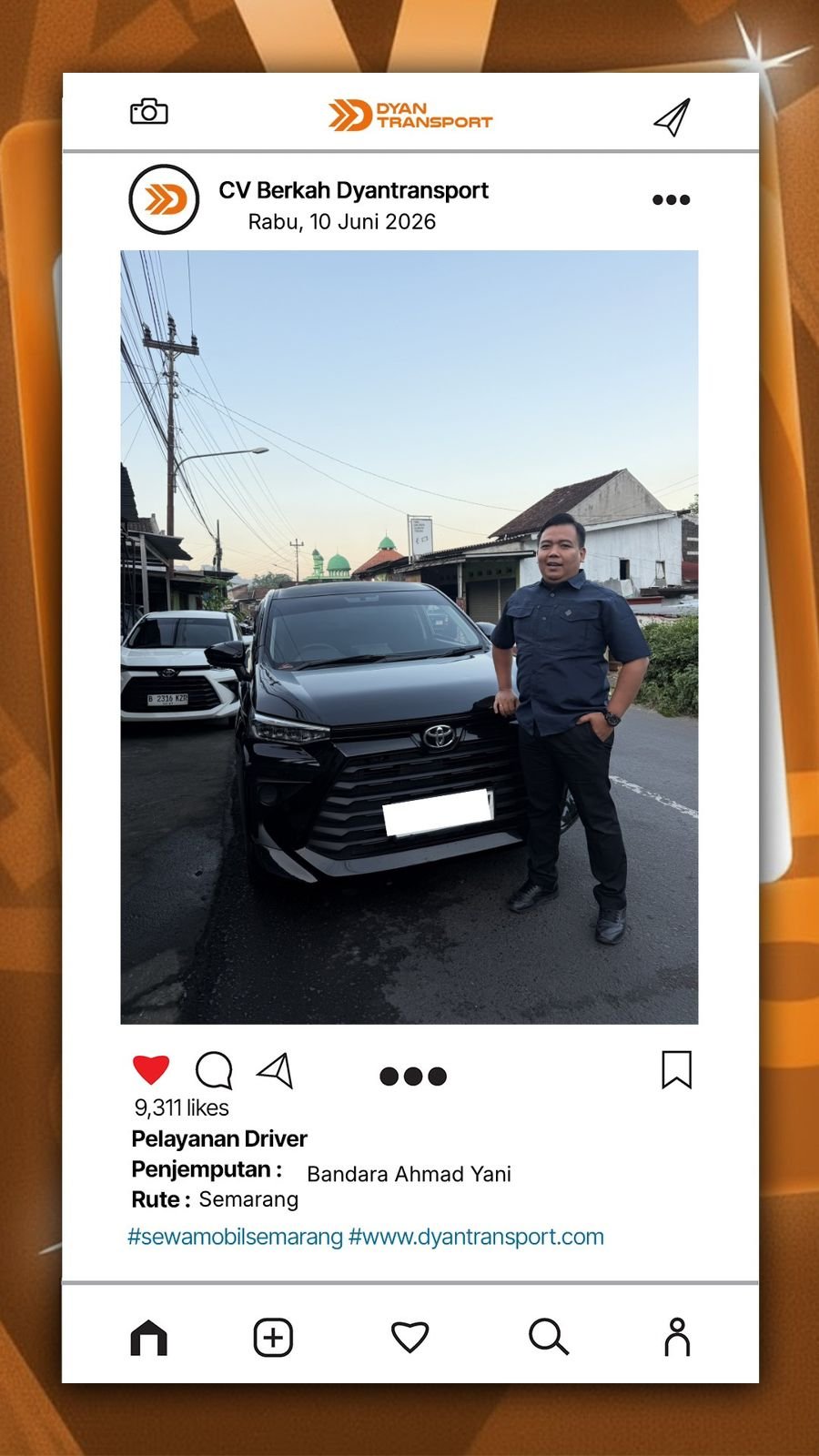 Tim driver Dyantransport memiliki: