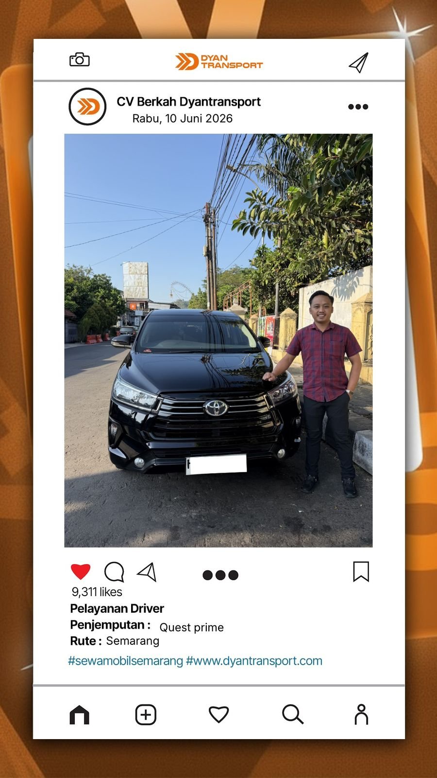 Salah satu keunggulan utama Dyantransport adalah dukungan driver profesional yang berpengalaman dalam melayani berbagai kebutuhan pelanggan.